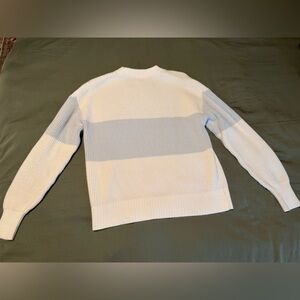 Sunwashed Colorblock Organic Cotton Fisherman Sweater Womens Size medium
